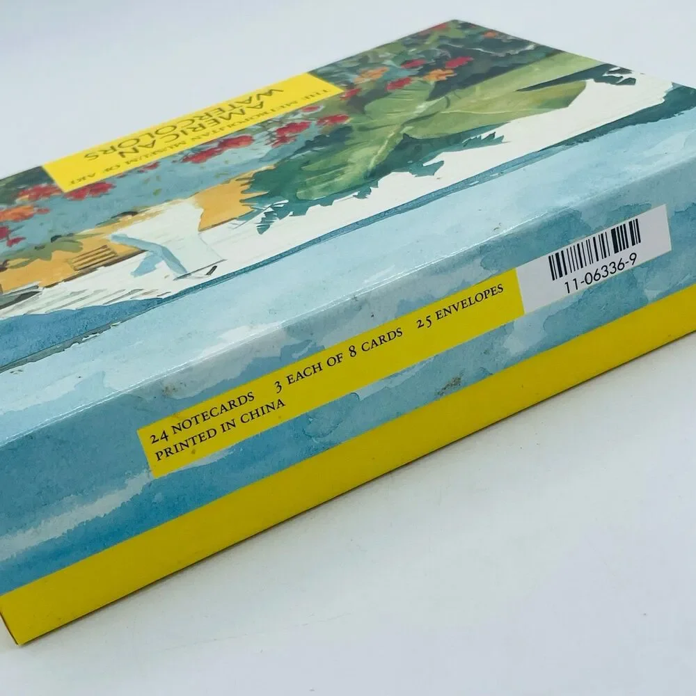 Metropolitan Museum of Art American Watercolors Boxed Set 32 Notecards 8 Designs